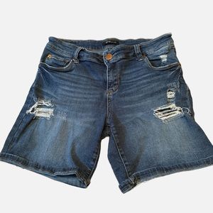 STS Blue Denim Distressed Shorts